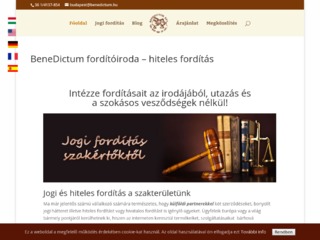 Benedictum fordítóiroda Miskolc