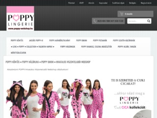 Poppy köntös, poppy hálóing, poppy pizsama webáruház