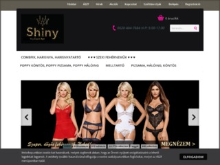 Shiny szexi fehérnemű webáruház